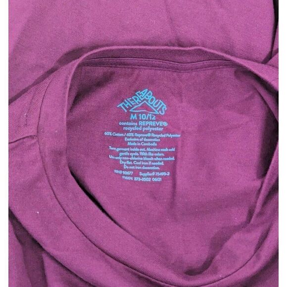 There Abouts Girls M (10/12) Purple Long Sleeve T Shirt We Are in This Together - Picture 7 of 8